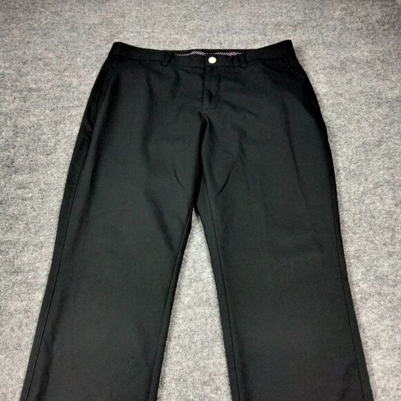 Bonobos Pants Mens 35X30 Black Athletic Fit Highland Tour Golf Stretch Preppy - Picture 3 of 13